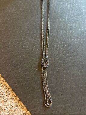 Women's Silver-Tone Knot Pendant Necklace 11